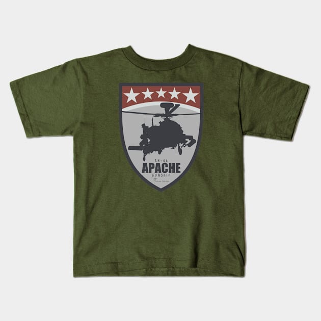 AH-64 Apache Kids T-Shirt by Aircrew Interview